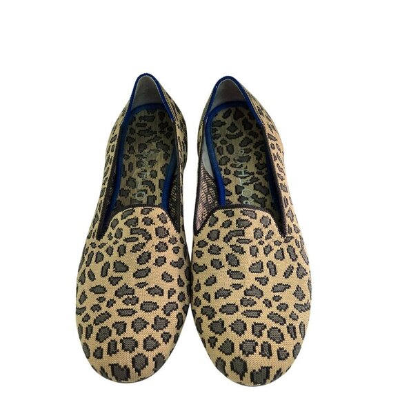 Rothy's The Loafer Mocha Spot Leopard Print Loafers Size 8 - Picture 3 of 8